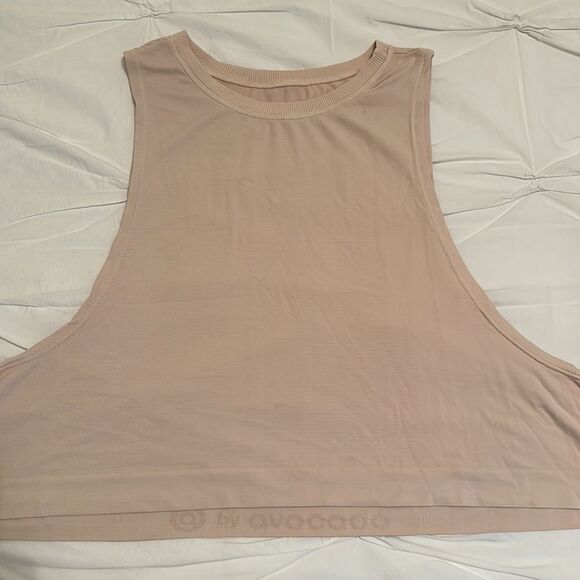 NWOT A by Avocado “Go-To Tank” Cropped Workout Tank in Mauve/Light Pink Size M - Picture 8 of 13